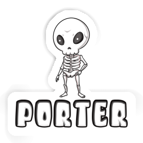 Autocollant Porter Alien Image