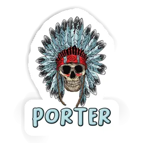 Sticker Porter Totenkopf Image