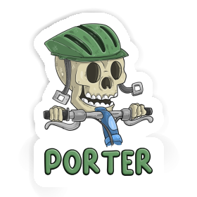 Mountainbiker Sticker Porter Image