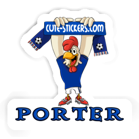 Porter Sticker Rooster Image