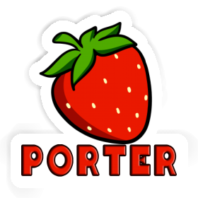 Aufkleber Erdbeere Porter Image