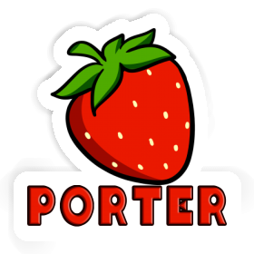 Autocollant Fraise Porter Image