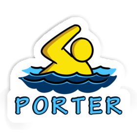 Porter Sticker Swimmer Image