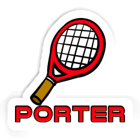 Tennisschläger Sticker Porter Image
