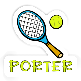 Tennis Racket Sticker Porter Image