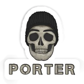 Sticker Porter Totenkopf Image