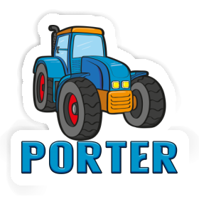 Tracteur Autocollant Porter Image