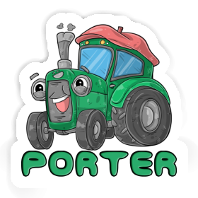 Sticker Porter Tractor Image