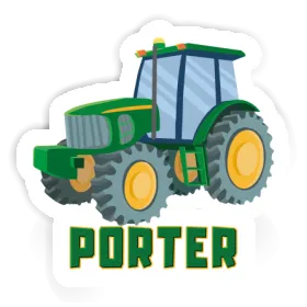 Sticker Porter Tractor Image