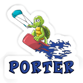 Sticker Kitesurfer Porter Image