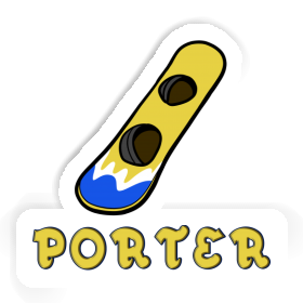 Porter Sticker Wakeboard Image