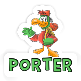 Porter Sticker Hiker Image