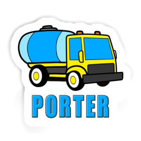 Sticker Water Truck Porter Image