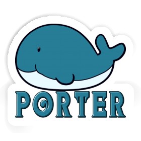 Porter Sticker Whale Image