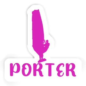 Porter Sticker Windsurfer Image