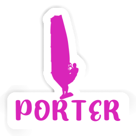 Porter Autocollant Windsurfer Image