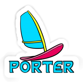 Sticker Windsurfbrett Porter Image