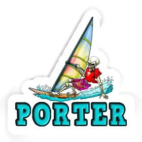 Sticker Windsurfer Porter Image