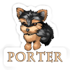 Porter Sticker Yorkshire Terrier Image