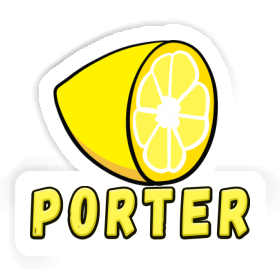 Autocollant Citron Porter Image