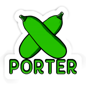 Porter Sticker Zucchini Image