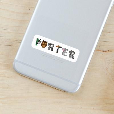 Sticker Porter Animal Font Image