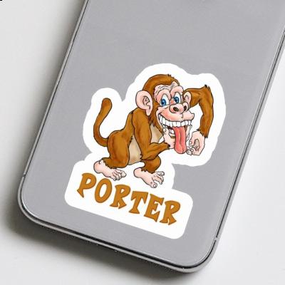 Sticker Affe Porter Gift package Image