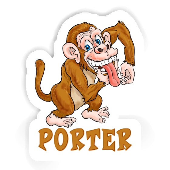 Ape Sticker Porter Notebook Image