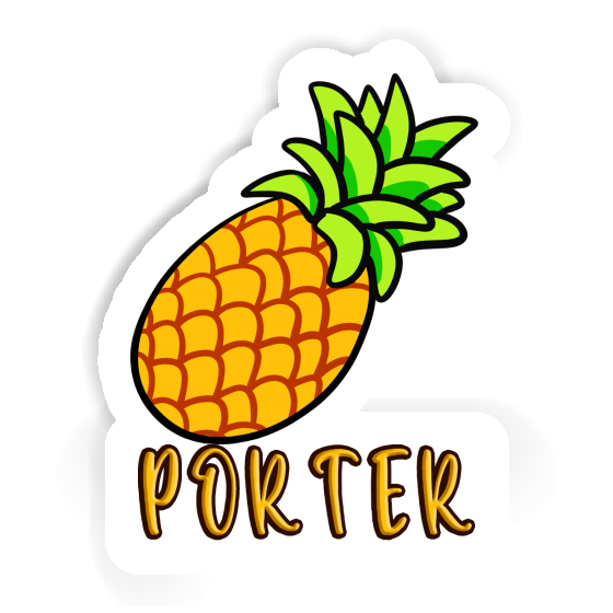 Sticker Pineapple Porter Laptop Image