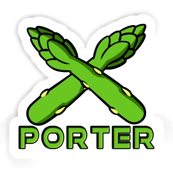 Asperge Autocollant Porter Image