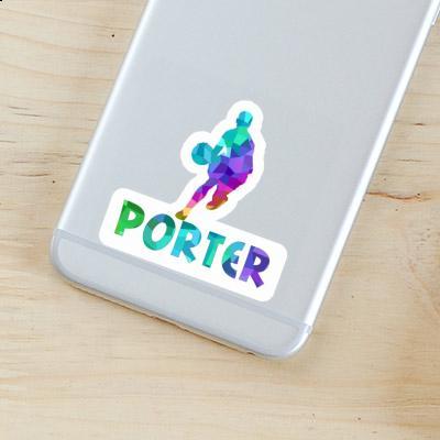 Porter Sticker Basketball Player Image