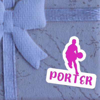 Porter Autocollant Joueur de basket-ball Gift package Image