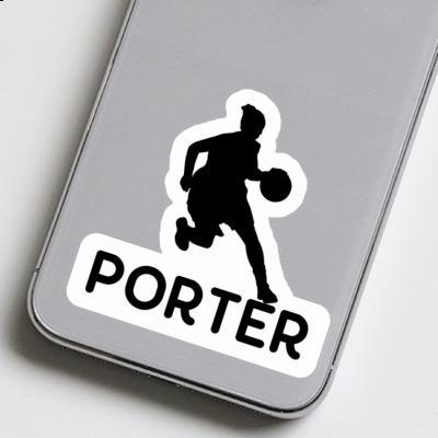 Porter Sticker Basketball Player Image