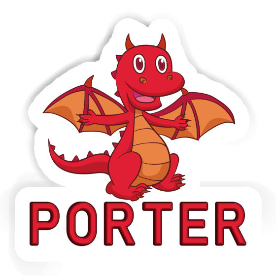 Bébé dragon Autocollant Porter Gift package Image