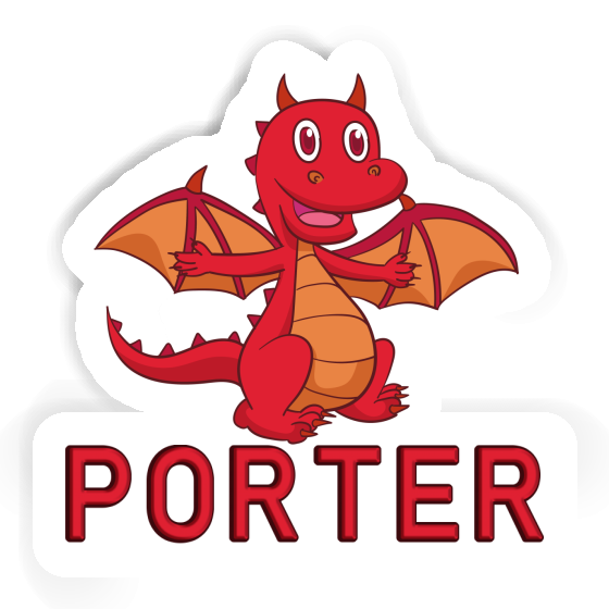 Autocollant Porter Dragon Gift package Image