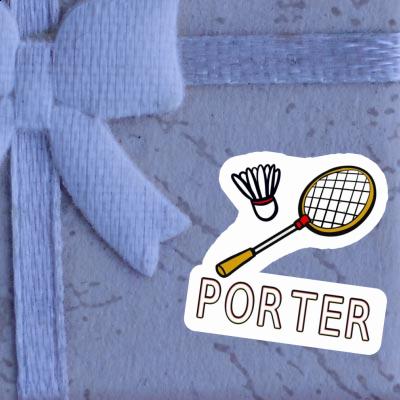 Sticker Badmintonschläger Porter Gift package Image