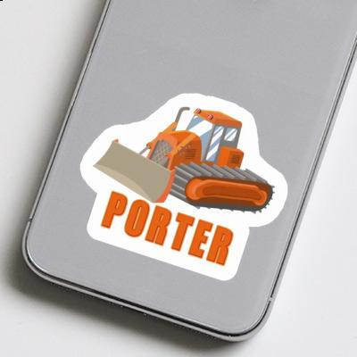 Porter Aufkleber Bagger Notebook Image