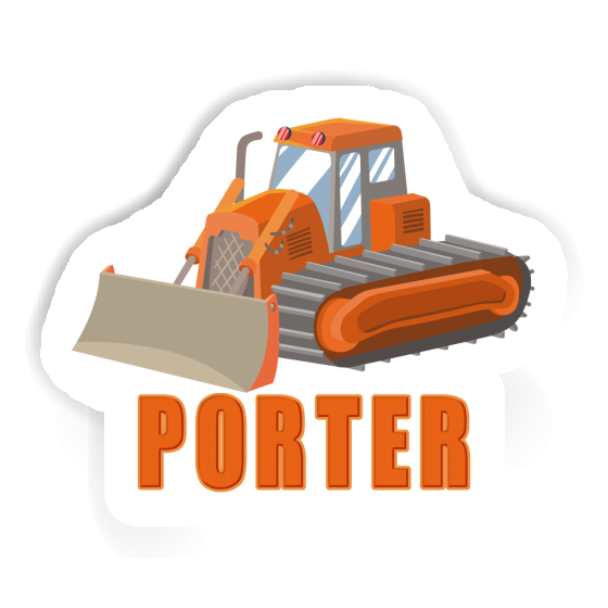 Porter Aufkleber Bagger Image