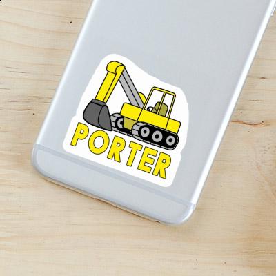 Excavator Sticker Porter Gift package Image