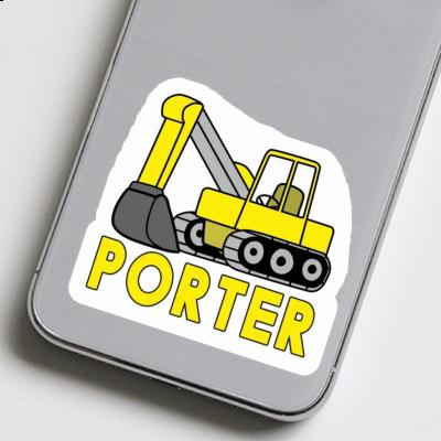 Excavator Sticker Porter Gift package Image