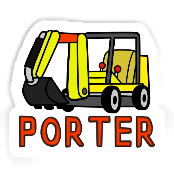 Porter Sticker Mini-Excavator Gift package Image