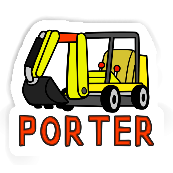 Porter Autocollant Mini-pelle Laptop Image