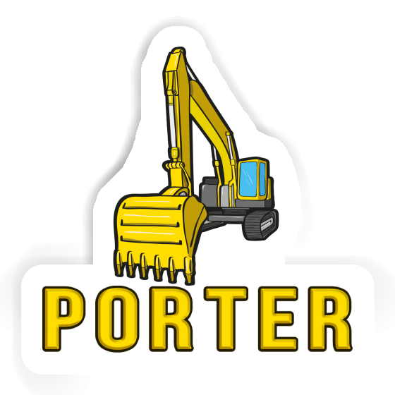 Excavator Sticker Porter Image