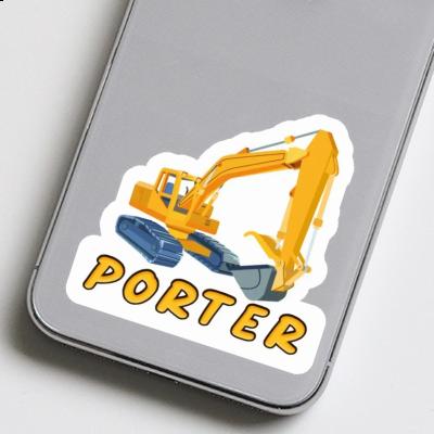 Excavator Sticker Porter Gift package Image