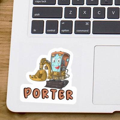 Bagger Aufkleber Porter Laptop Image