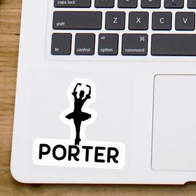 Sticker Ballerina Porter Image