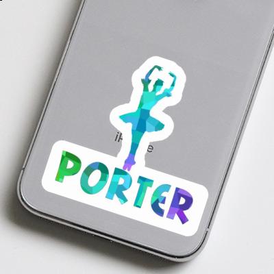 Sticker Ballerina Porter Laptop Image