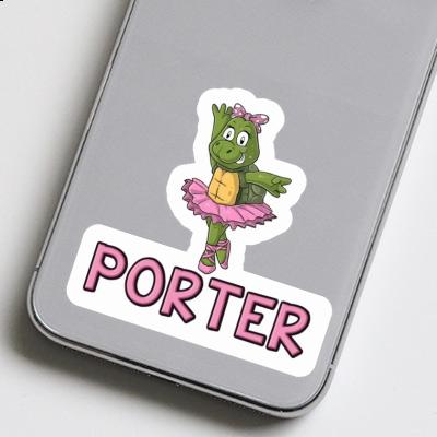 Porter Autocollant Ballerine Laptop Image