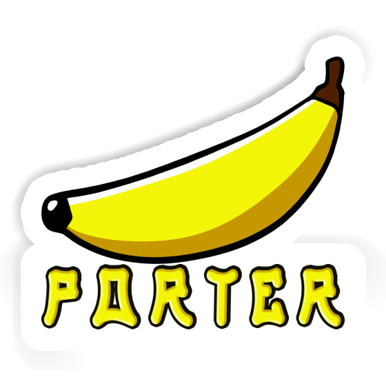 Sticker Banana Porter Notebook Image