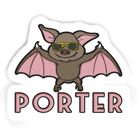 Sticker Fledermaus Porter Laptop Image